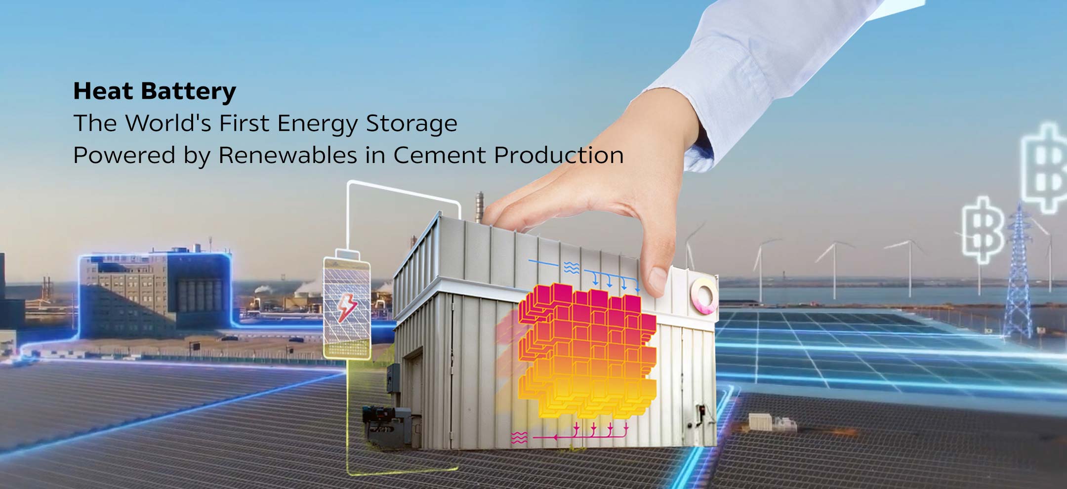 The World's First Energy Storage Powered by Renewables in Cement Production